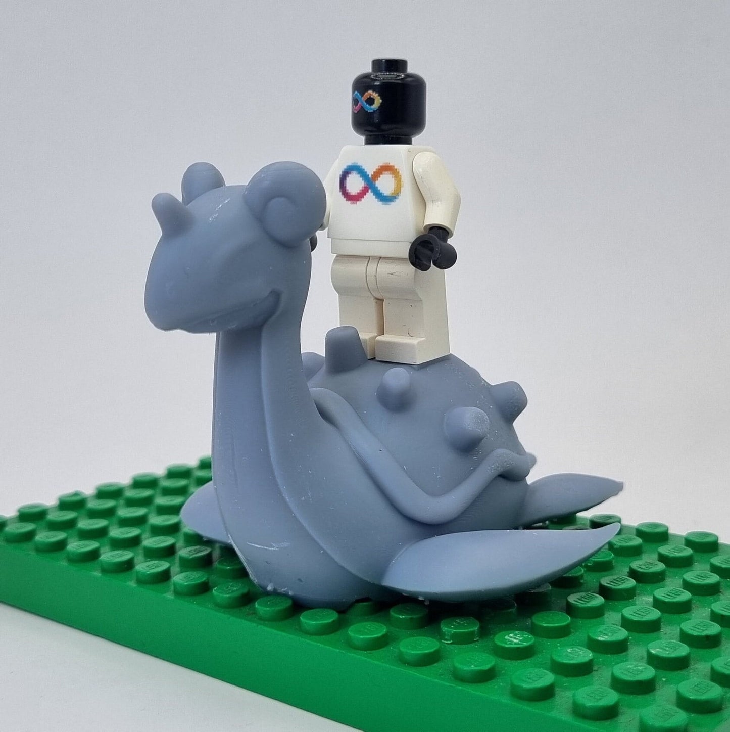 Building toy custom 3D printed animal to catch seaturtle mix
