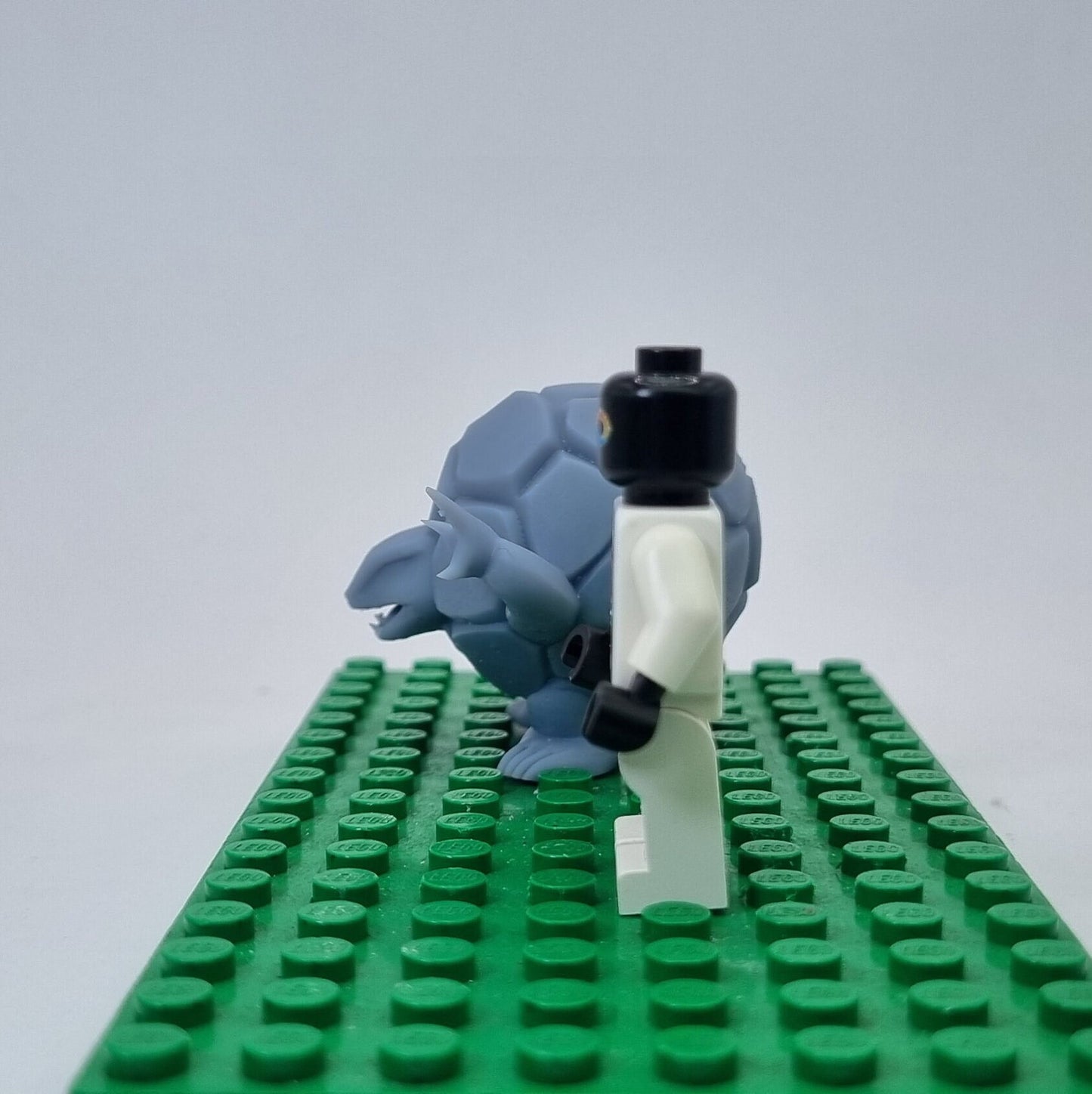 Building toy custom 3D printed animal to catch round rock!