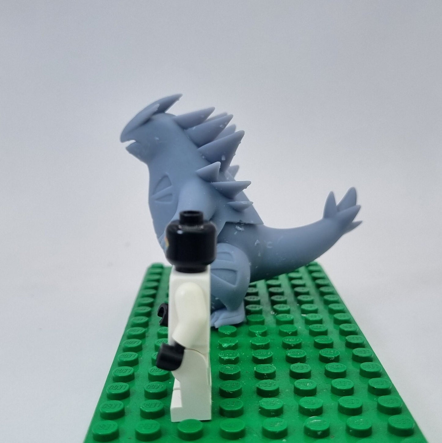 Building toy custom 3D printed animal to catch spikey dinosaur!