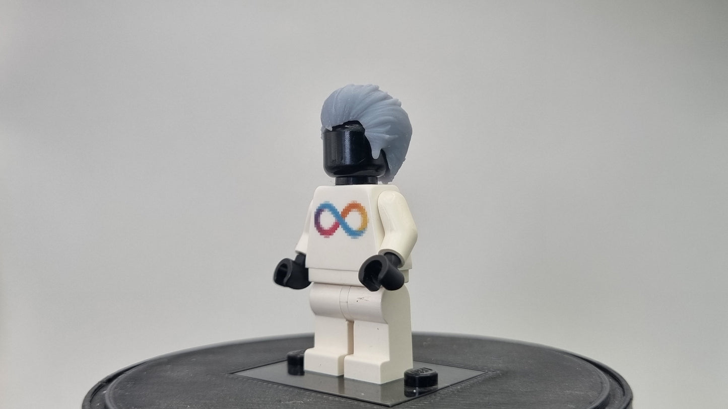 Custom 3D printed building toy green haired villain clown 2!