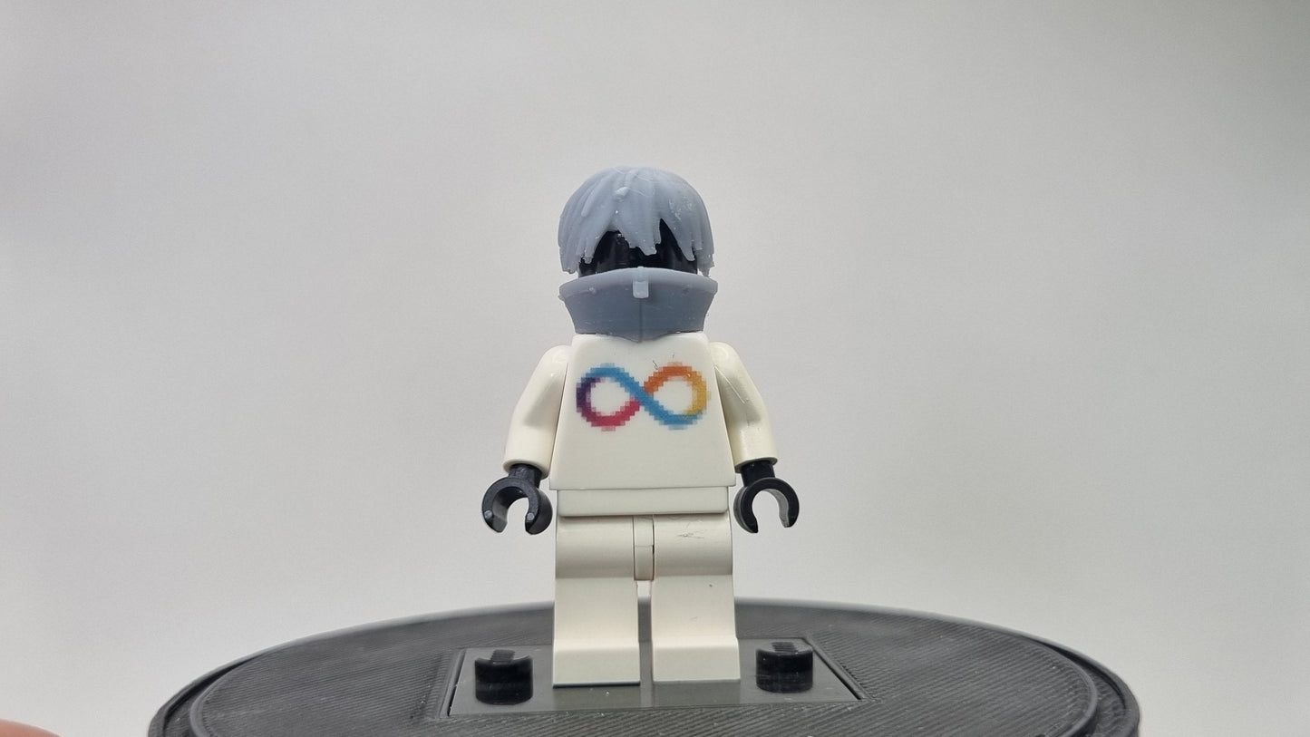 Custom 3D printed building toy moutless sorcerer ninja!