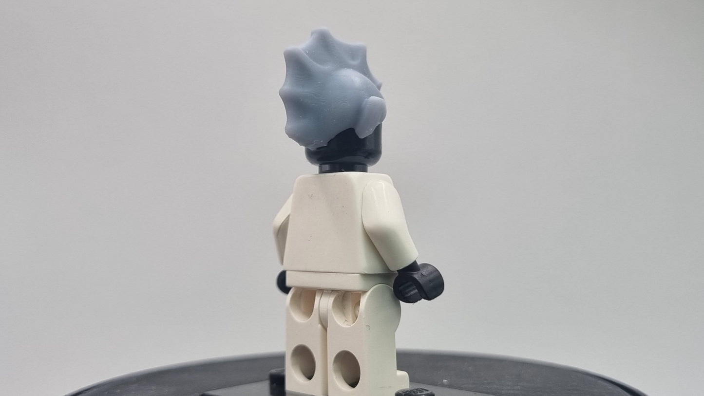 Custom 3D printed building toy spikey mohawk elve!