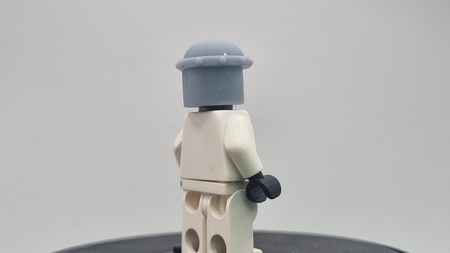 Custom 3D printed building toy superhero bucket helmet!