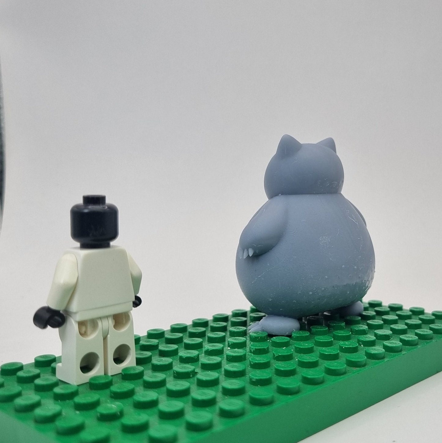 Custom 3D printed building toy sleeping animal to catch!