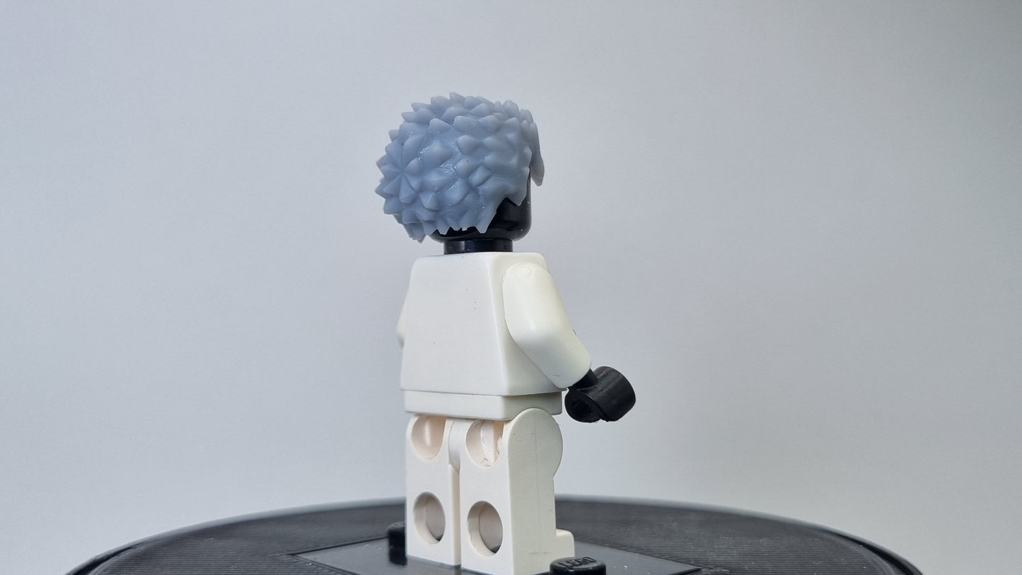 Custom 3D printed dog armor big sword guy hairpiece!