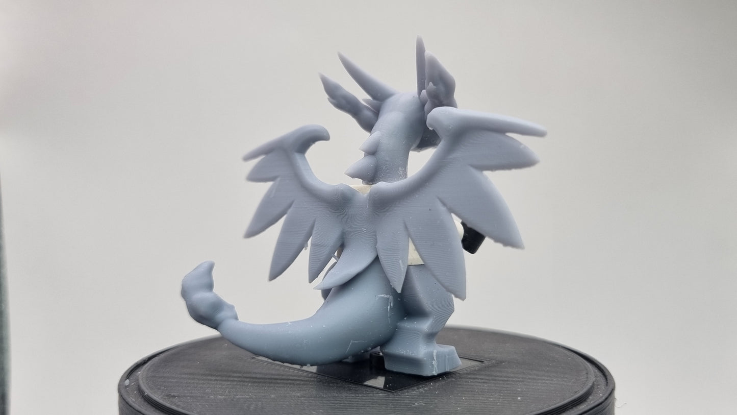 Building toy custom 3D printed minifigure animal to catch dragon X!