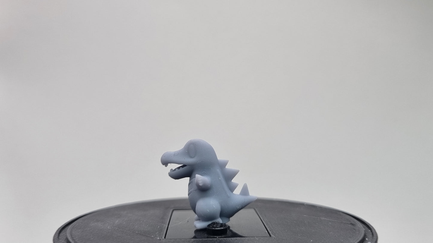 Building toy custom 3D printed animal to catch tiny corcodile!