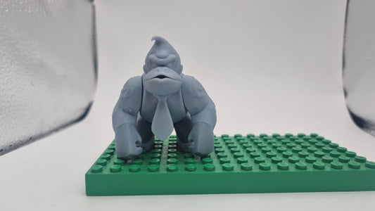 Building toy custom 3D printed angry barrel throwing monkey!