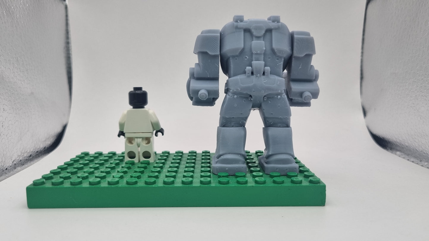 Building toy custom 3D printed super hero big mech!