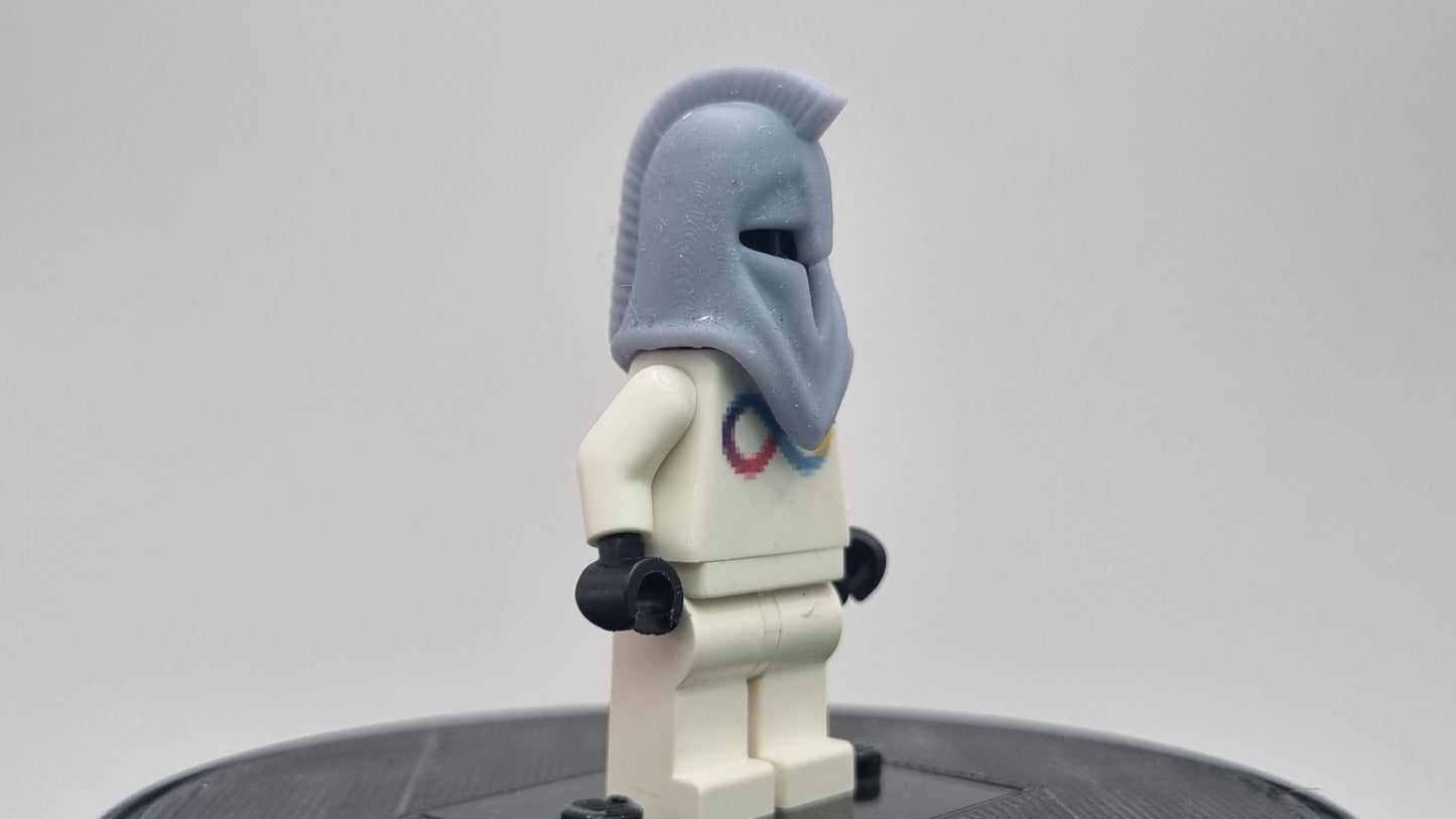 Building toy custom 3D printed galaxy wars blue gaurds man 1!