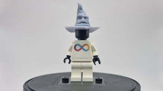 Building toy custom 3D printed wizard school hat that sorts!