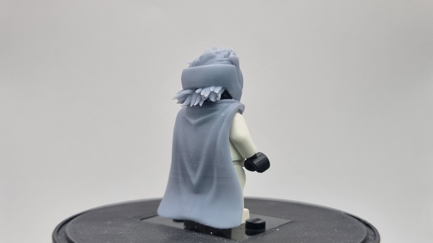Building toy custom 3D printed hero school guy with a cape!