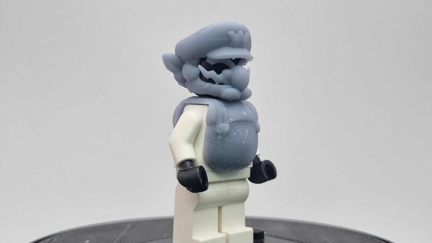 Building toy custom 3D printed evil W blumber!