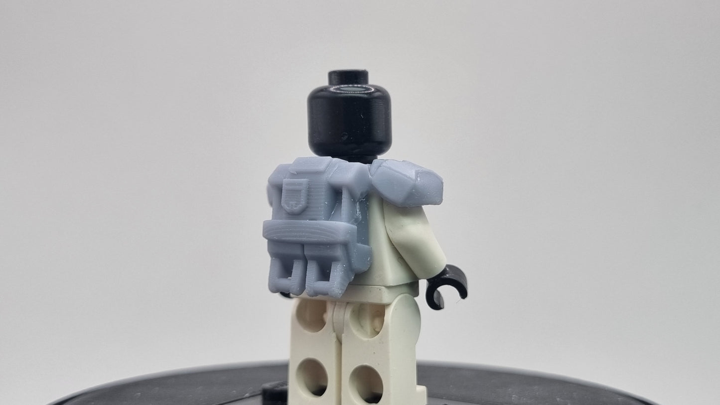 Building toy custom 3D printed galaxy wars hunting leader trooper of the 99th batch armor!