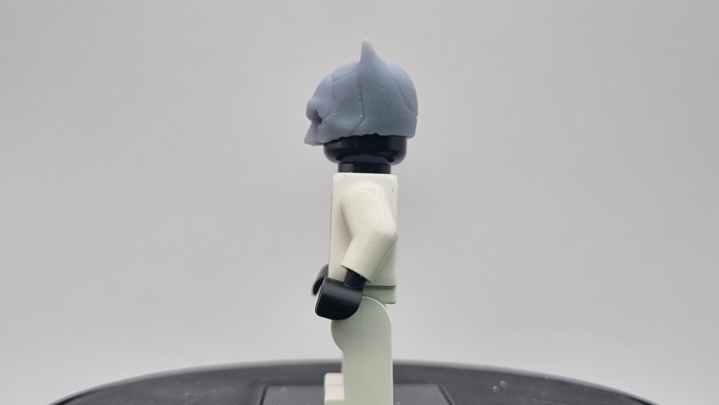 Building toy custom 3D printed angry bad helmet!