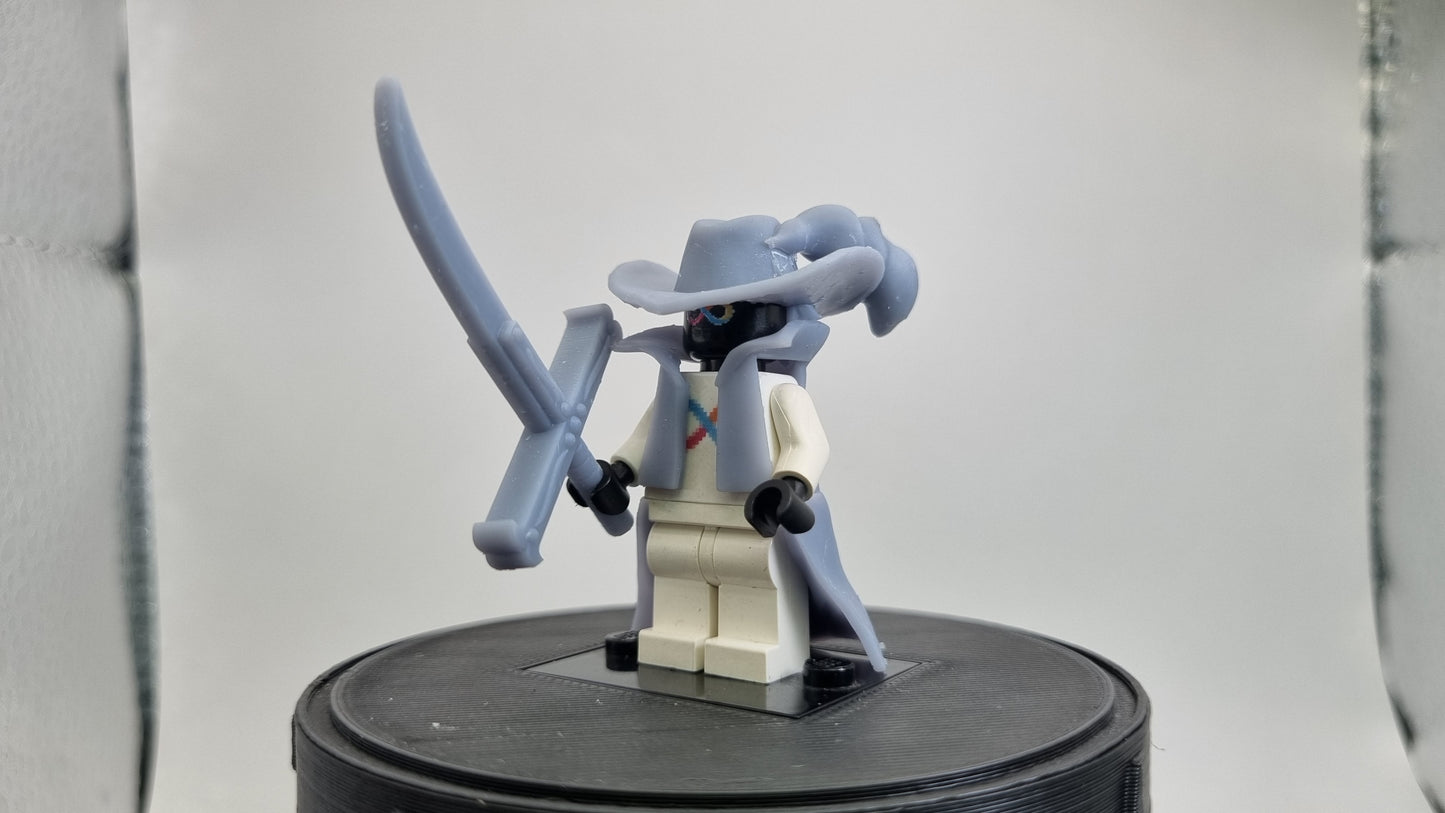 Building toy custom 3D printed best pirate swordsman!