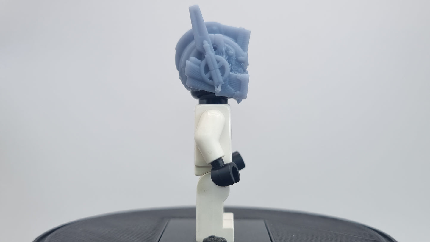 Building toy custom 3D printed leader of the car robots!