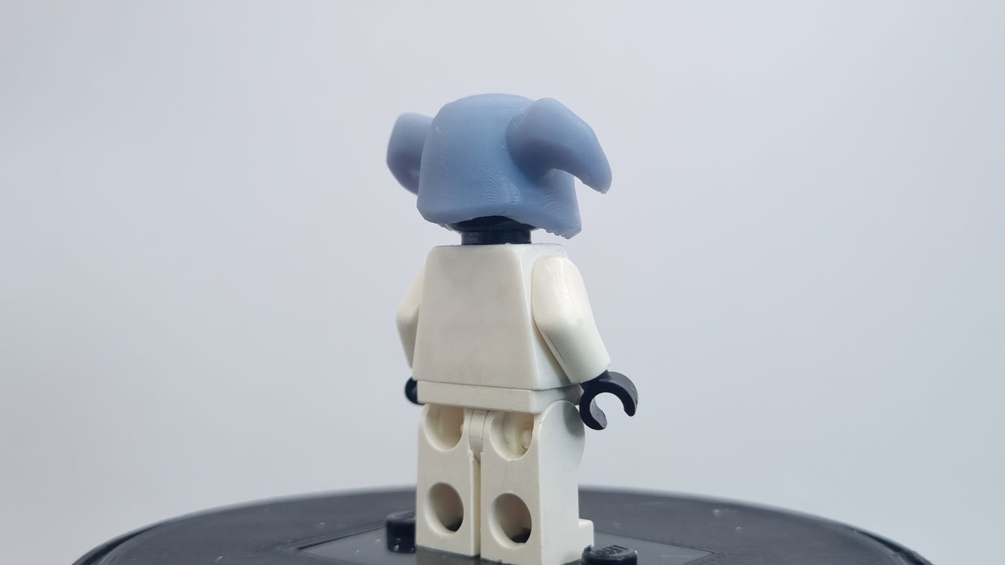 Building toy custom 3D printed super villain helmet with horns on the side!