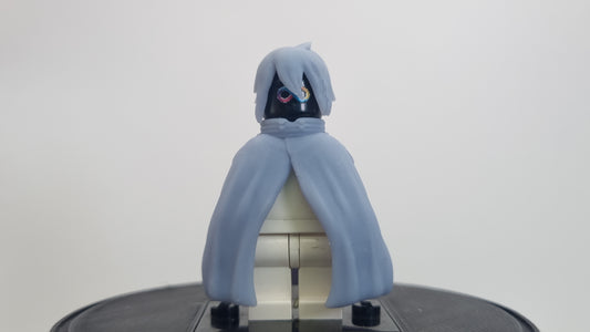 Building toy custom 3D printed ninja with closed cloak!