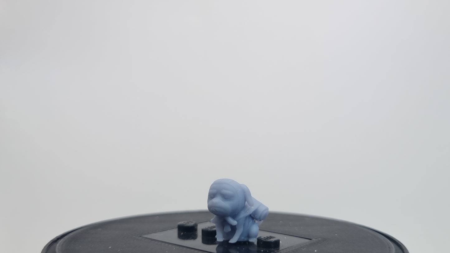 Building toy custom 3D printed ninja small dog!