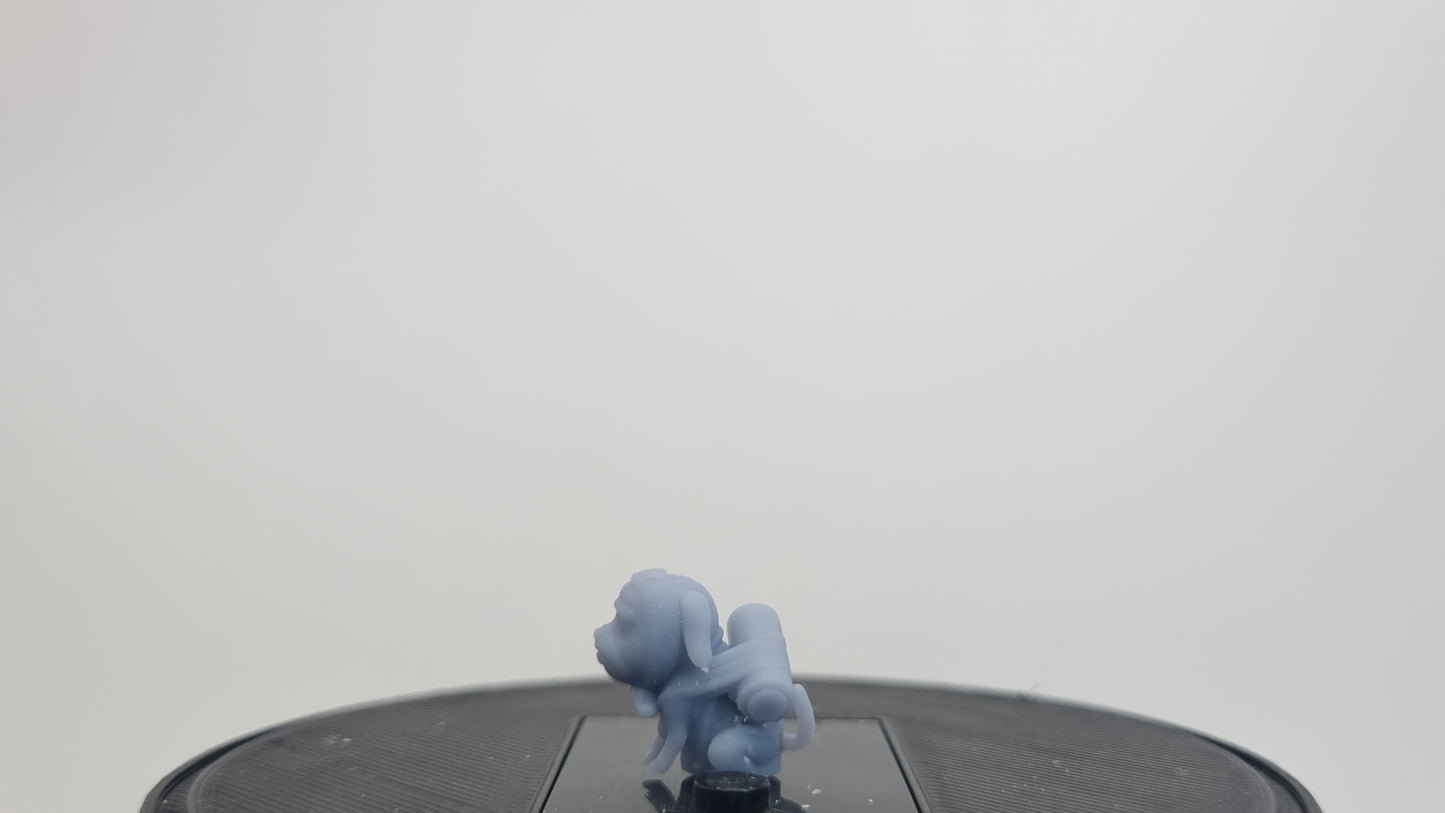Building toy custom 3D printed ninja small dog!