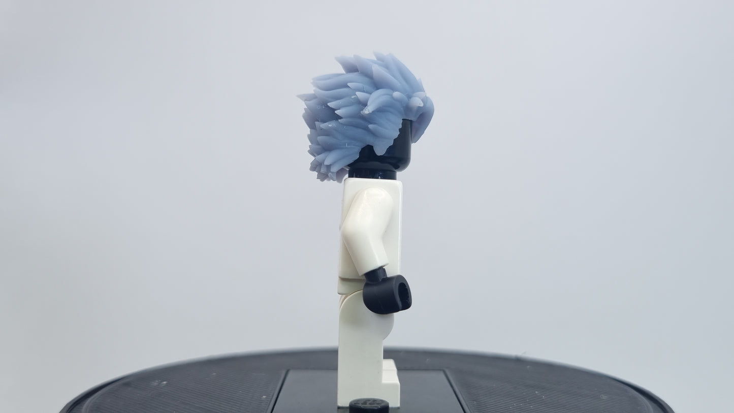 Building toy custom 3D printed soul fighter snow white hair!