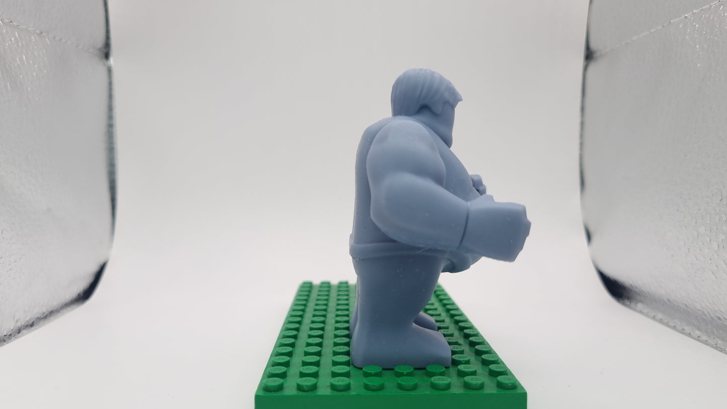 Building toy custom 3D printed mutated super villain who eats a lot!