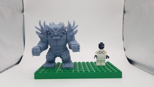 Building toy custom 3D printed super hero bringer of doom!