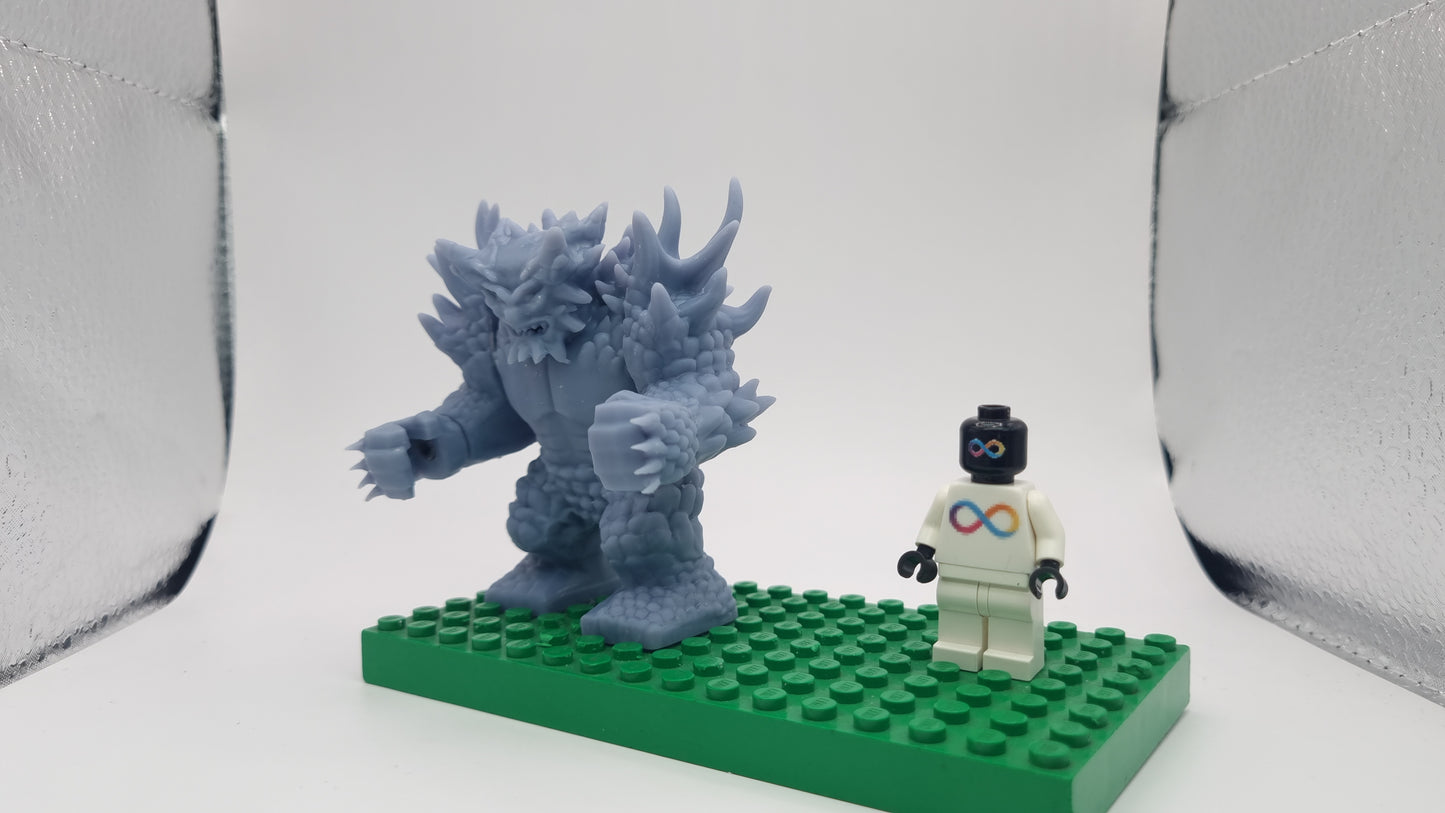 Building toy custom 3D printed super hero bringer of doom!