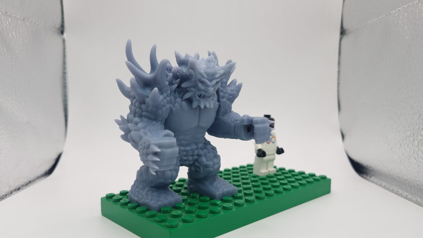 Building toy custom 3D printed super hero bringer of doom!