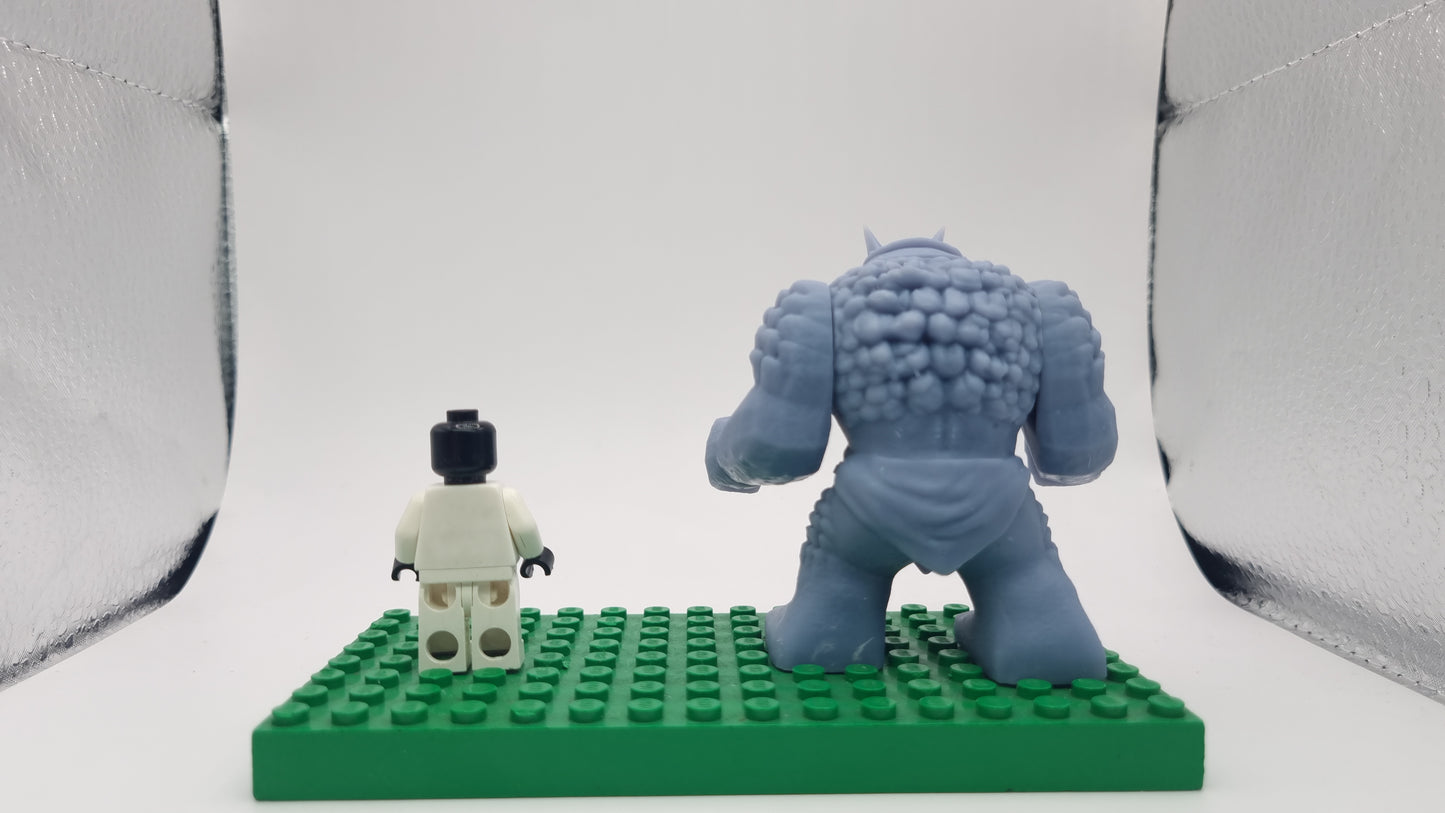 Building toy custom 3D printed ring lord troll bigfig!