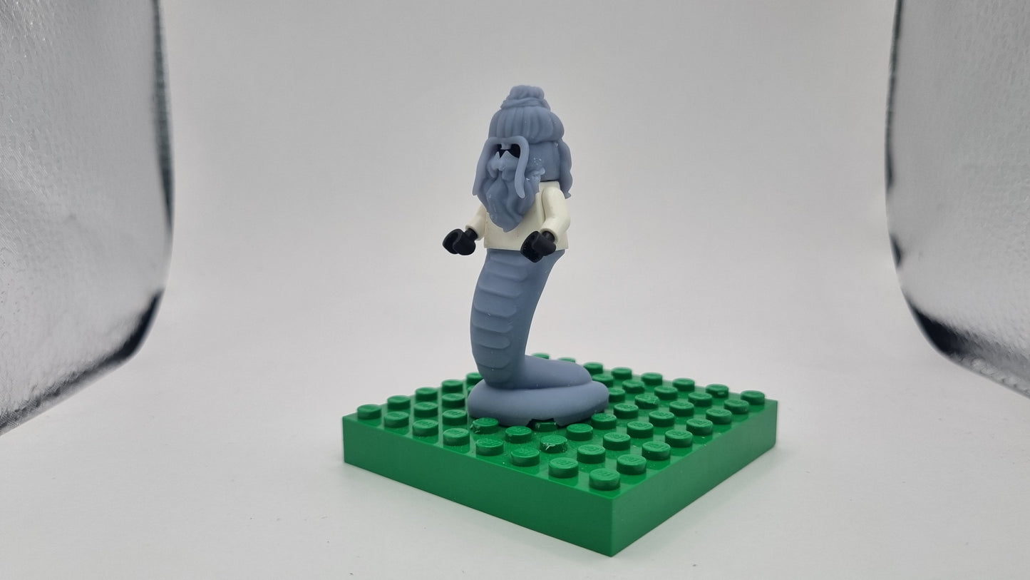 Building toy custom 3D printed galaxy wars snake alien warrior!