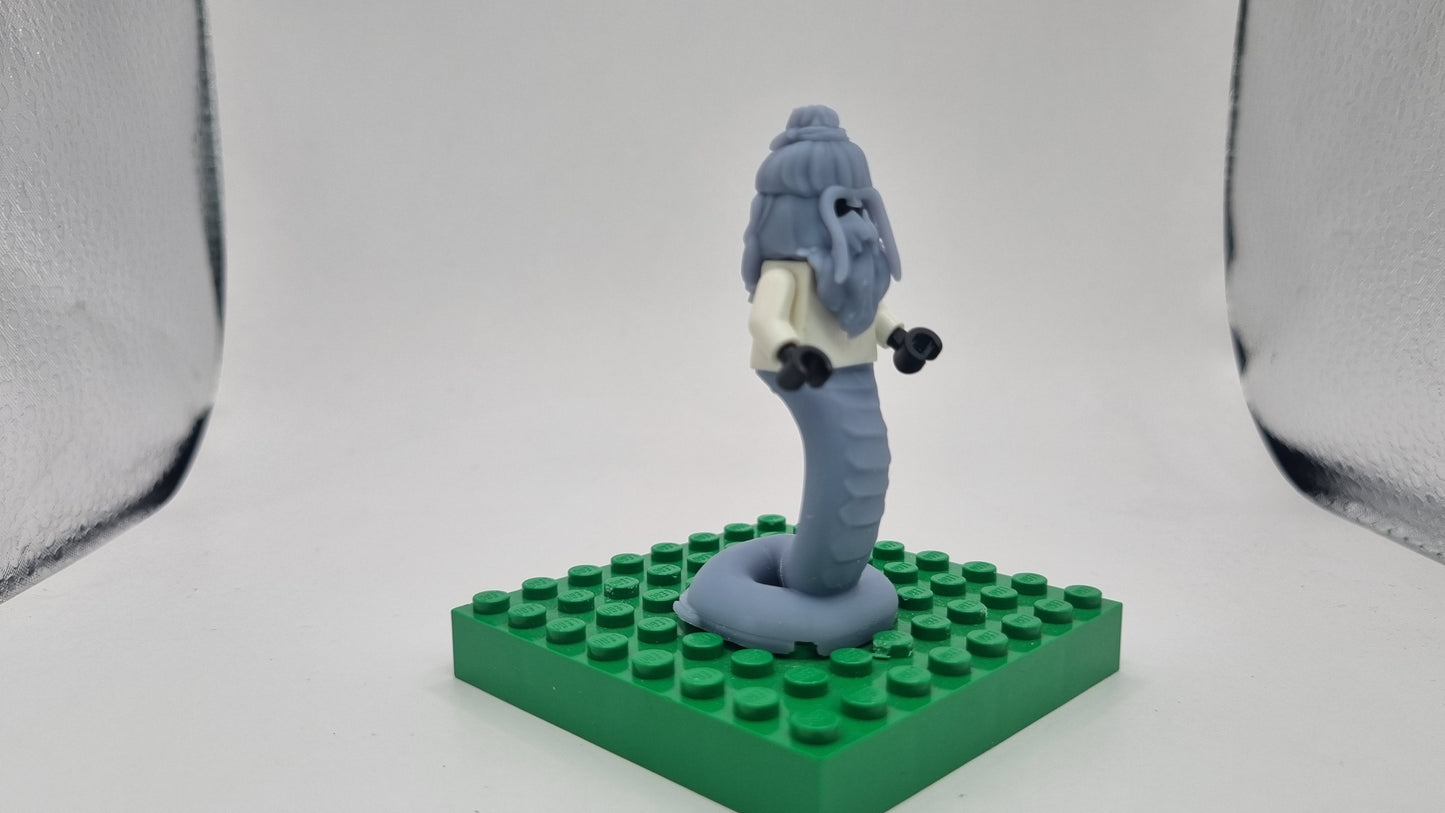 Building toy custom 3D printed galaxy wars snake alien warrior!