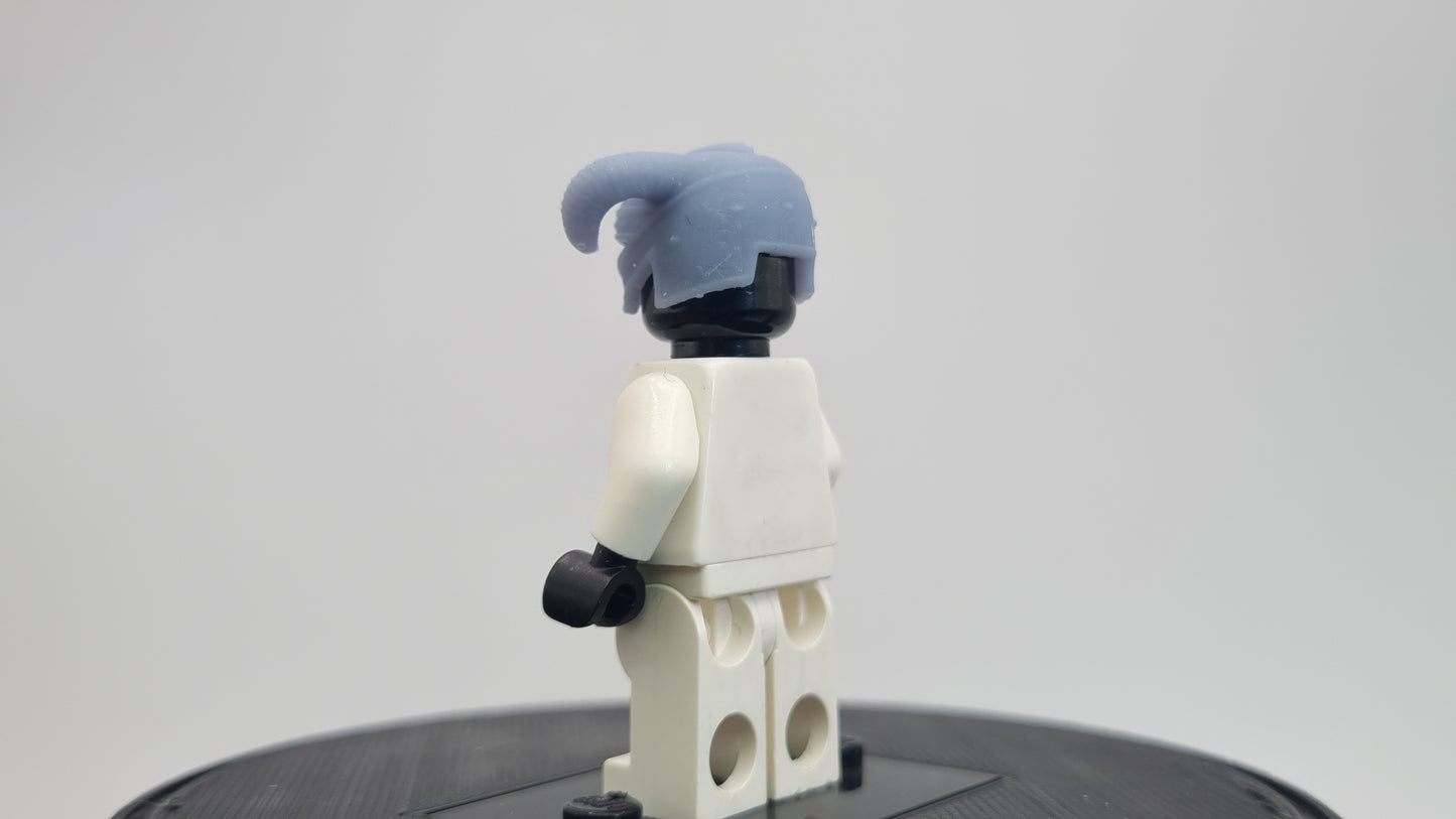 Building toy custom 3D printed the scrolls horned helmet!