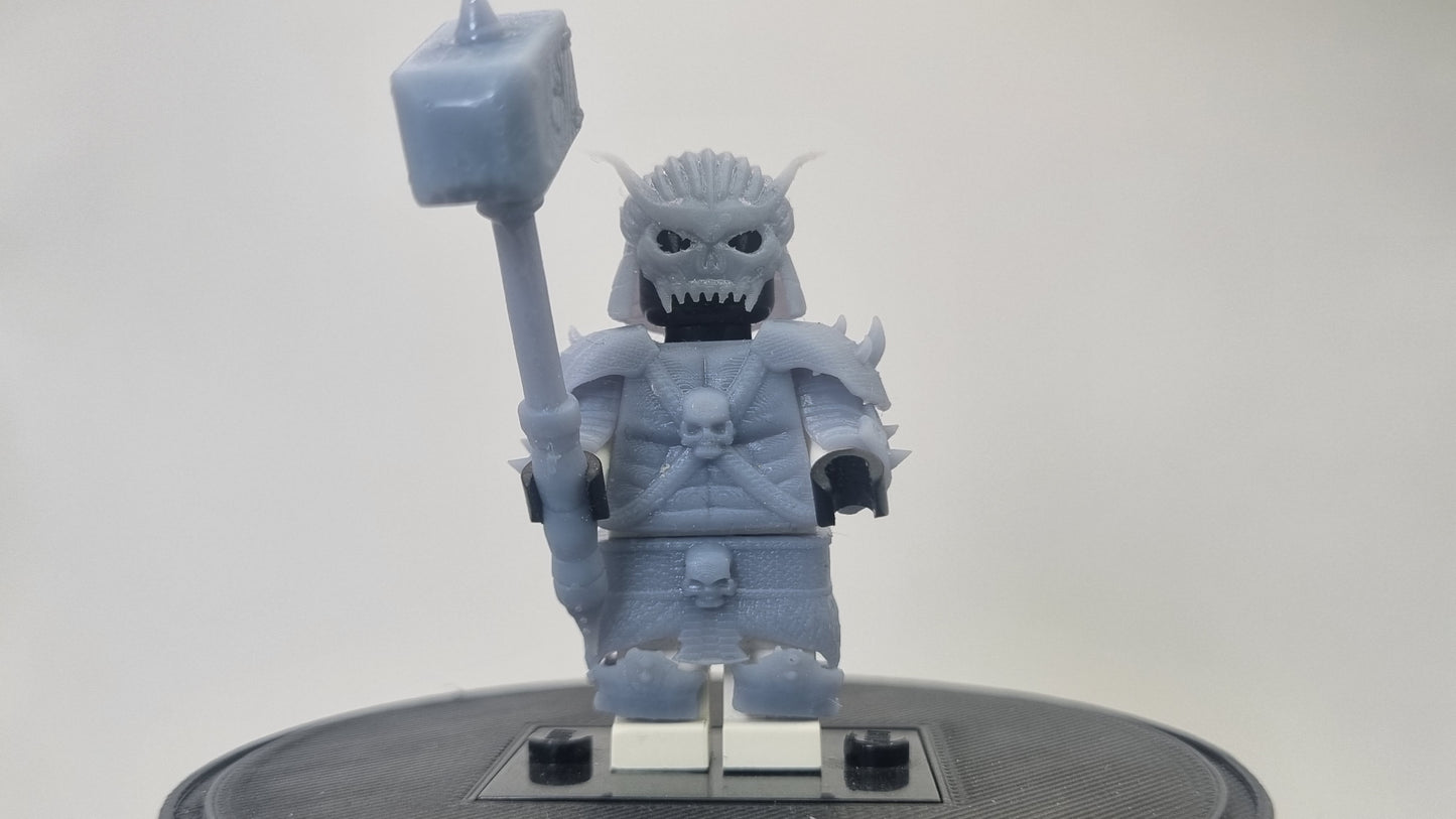 Building toy custom 3D printed kombat warrior final boss!