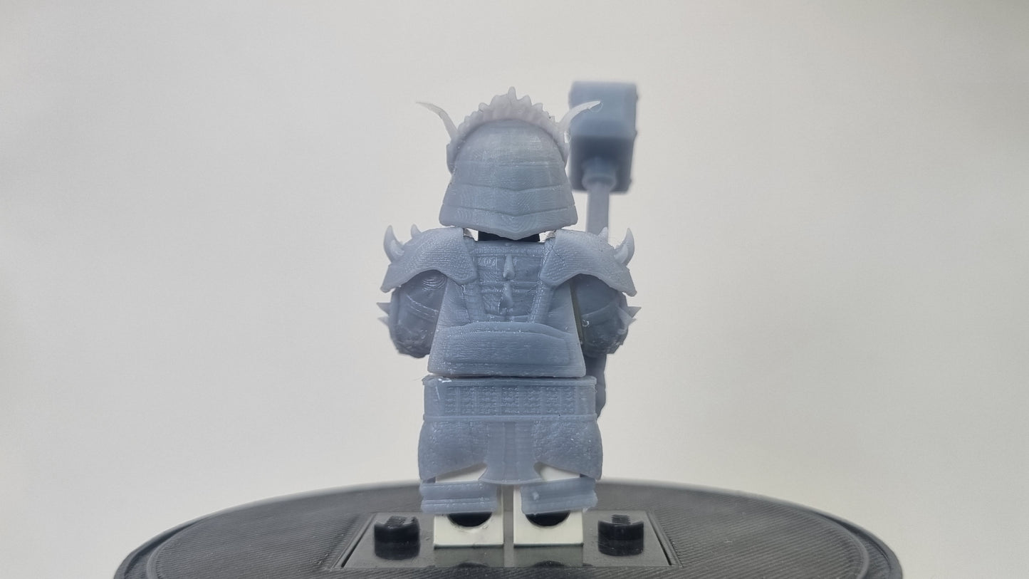 Building toy custom 3D printed kombat warrior final boss!