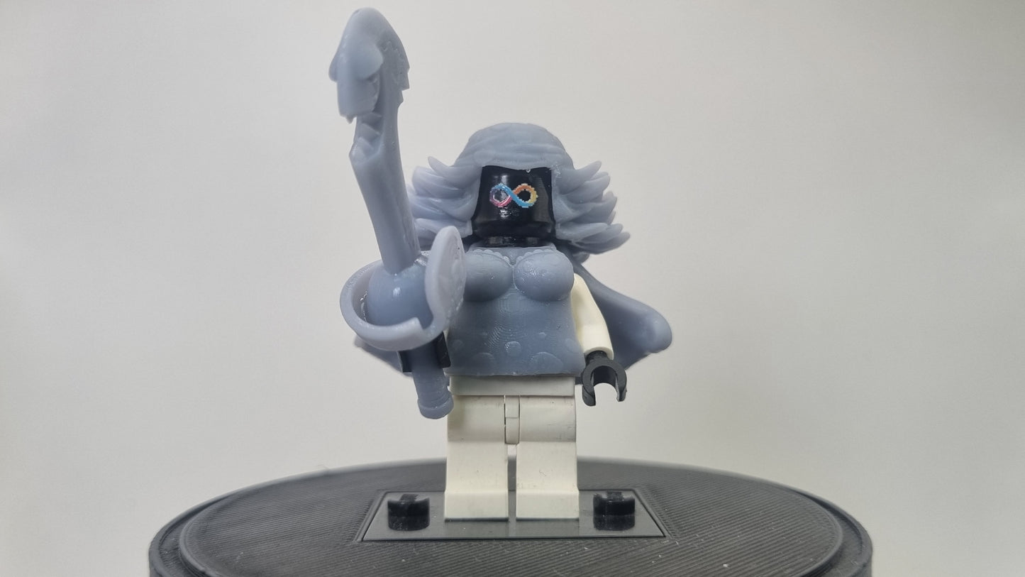 Building toy custom 3D printed mom pirate!
