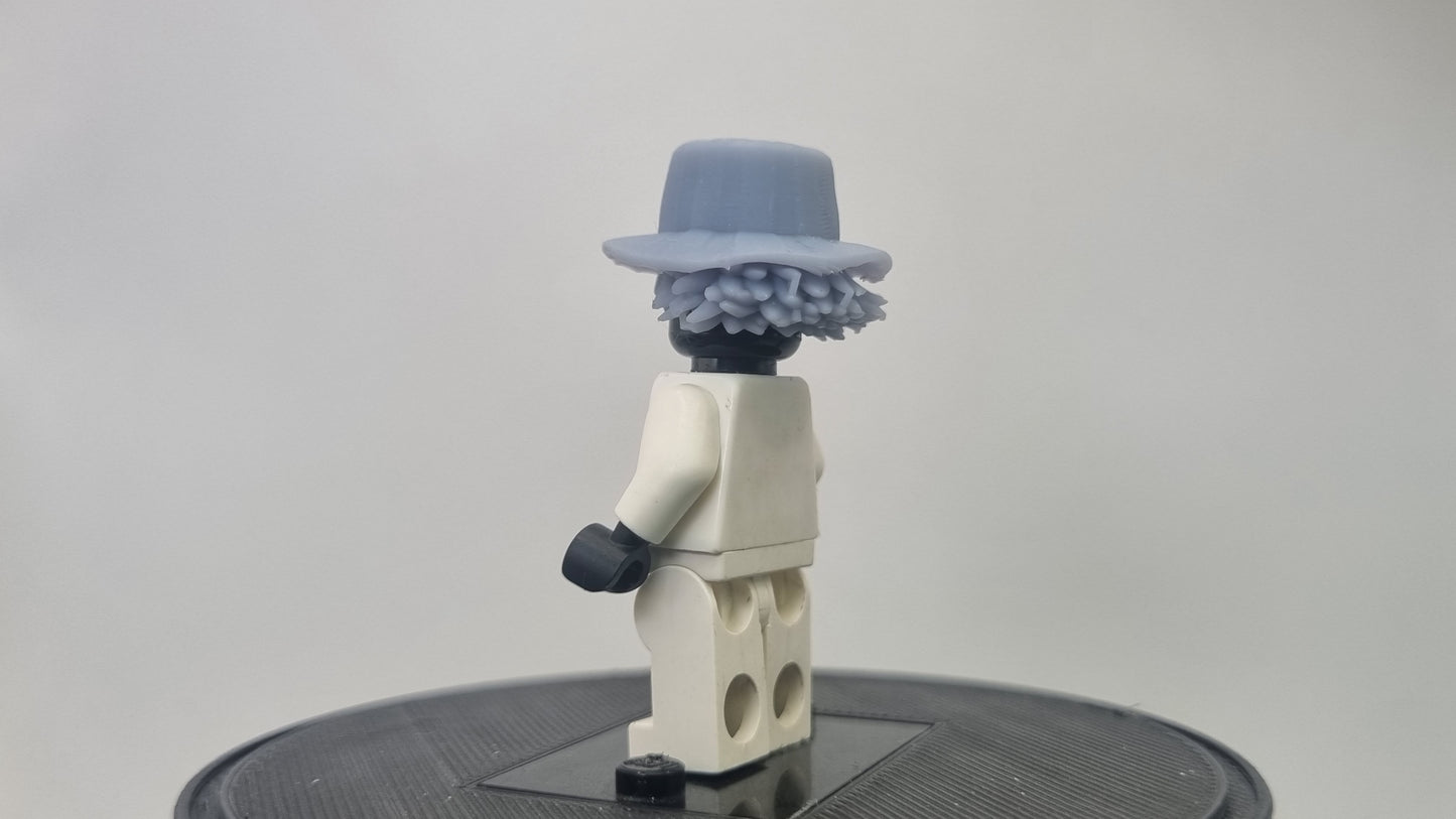 Building toy custom 3D printed soul fighter shop owner hat!