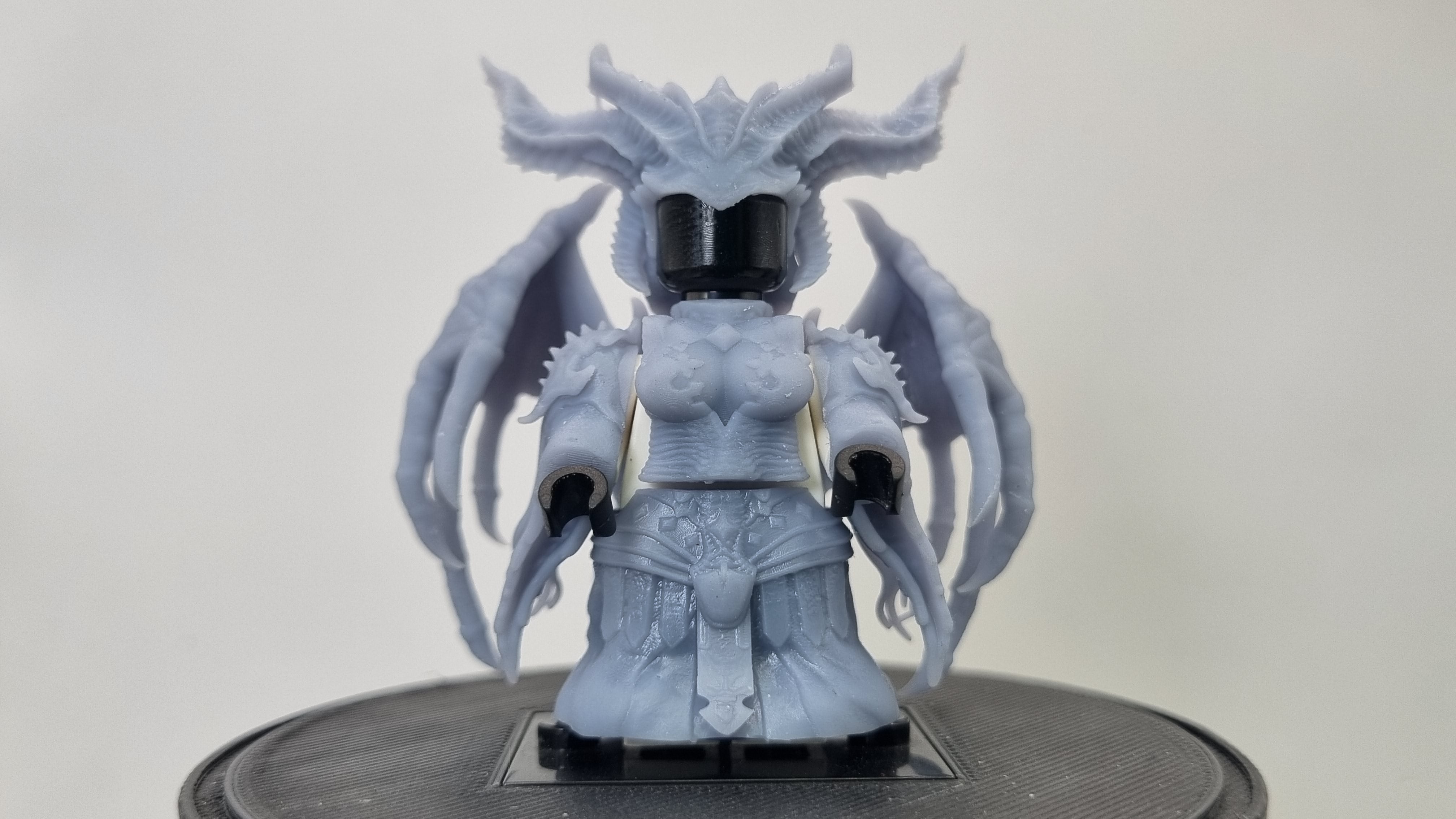 Building toy custom 3D printed evil female devil! – Limitless Minifigures