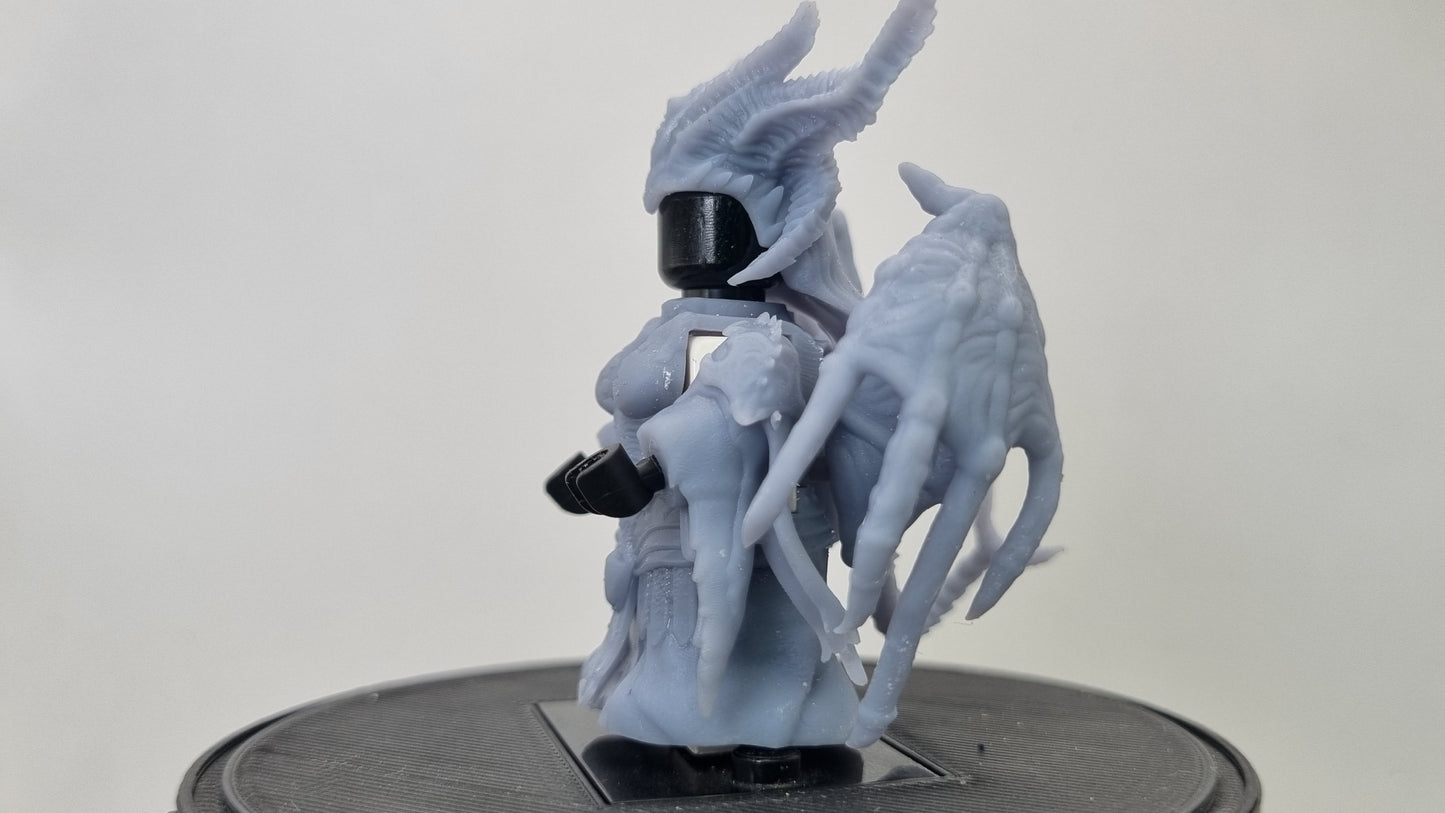 Building toy custom 3D printed evil female devil!