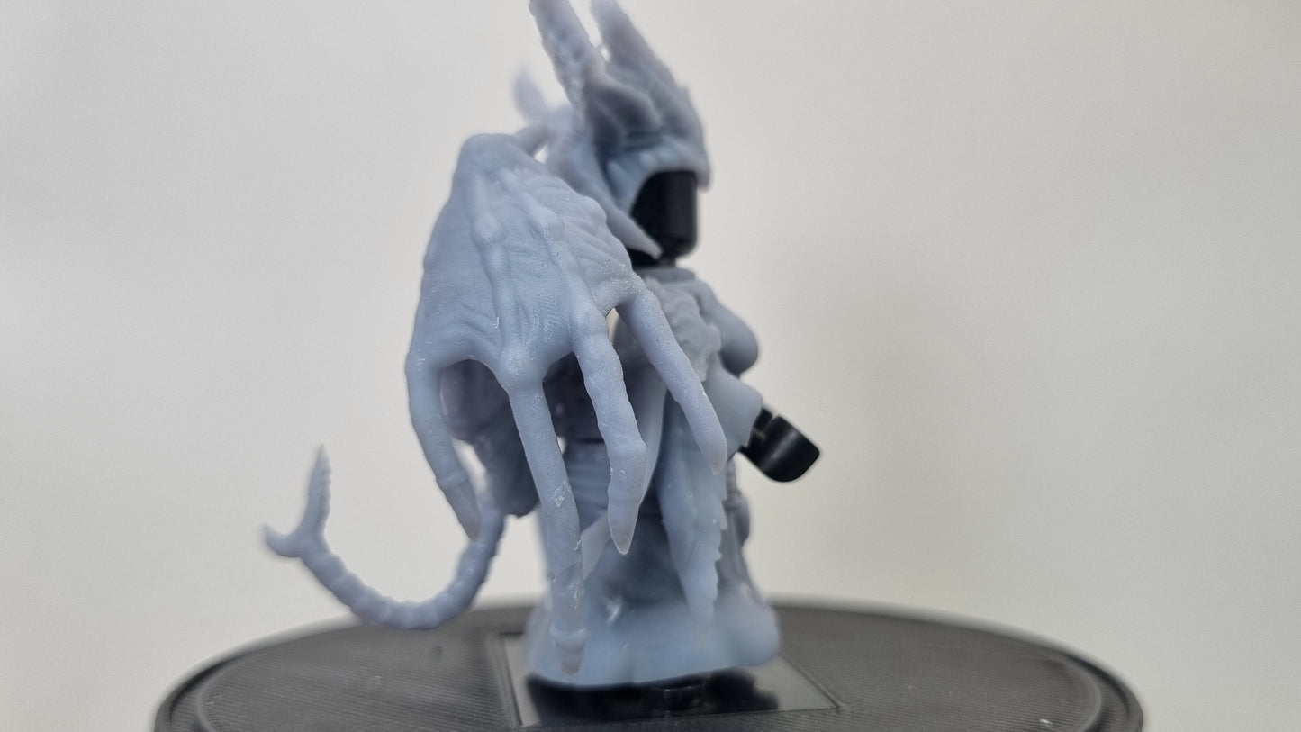 Building toy custom 3D printed evil female devil!