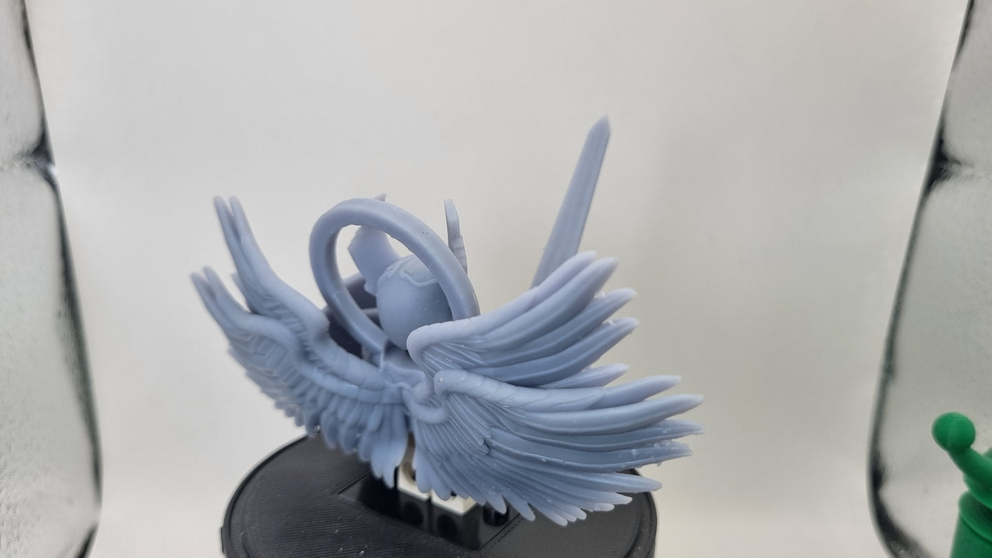 Building toy custom 3D printed knight with huge wings!