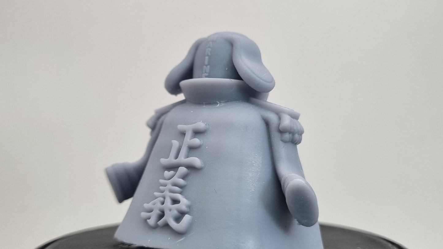 Building toy custom 3D printed pirate marine with dog head piece!