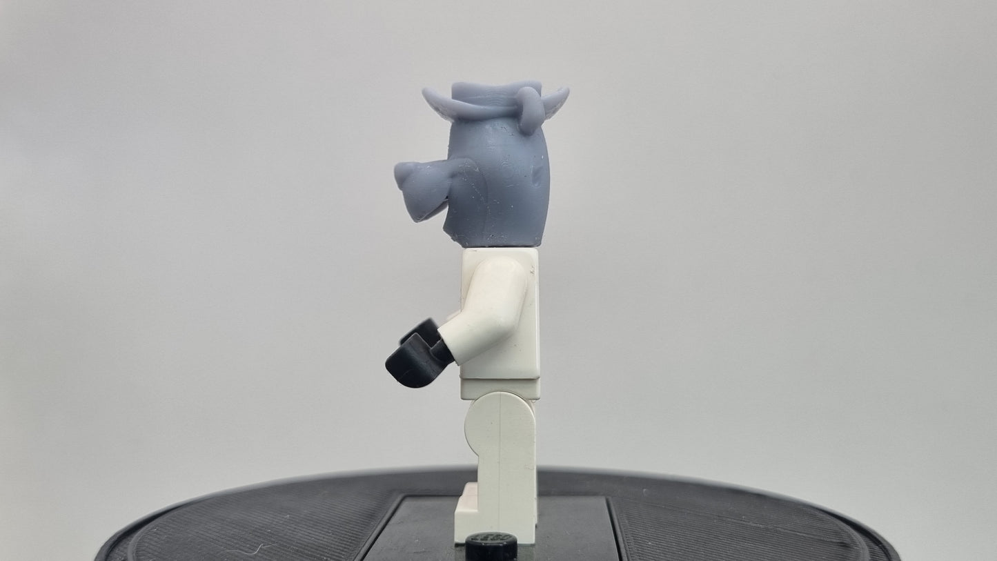 Building toy custom 3D printed bear with hat!