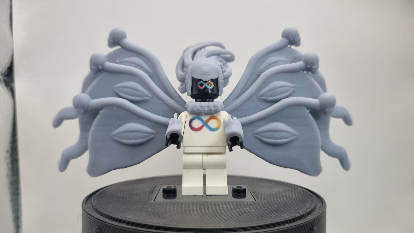 Building toy custom 3D printed soul fighter end butterfly!