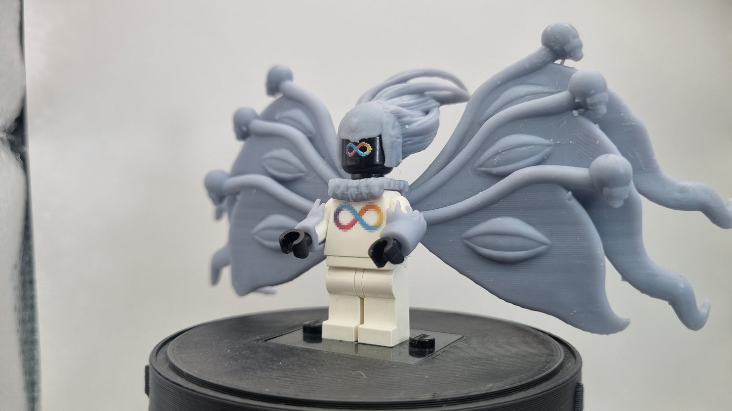 Building toy custom 3D printed soul fighter end butterfly!