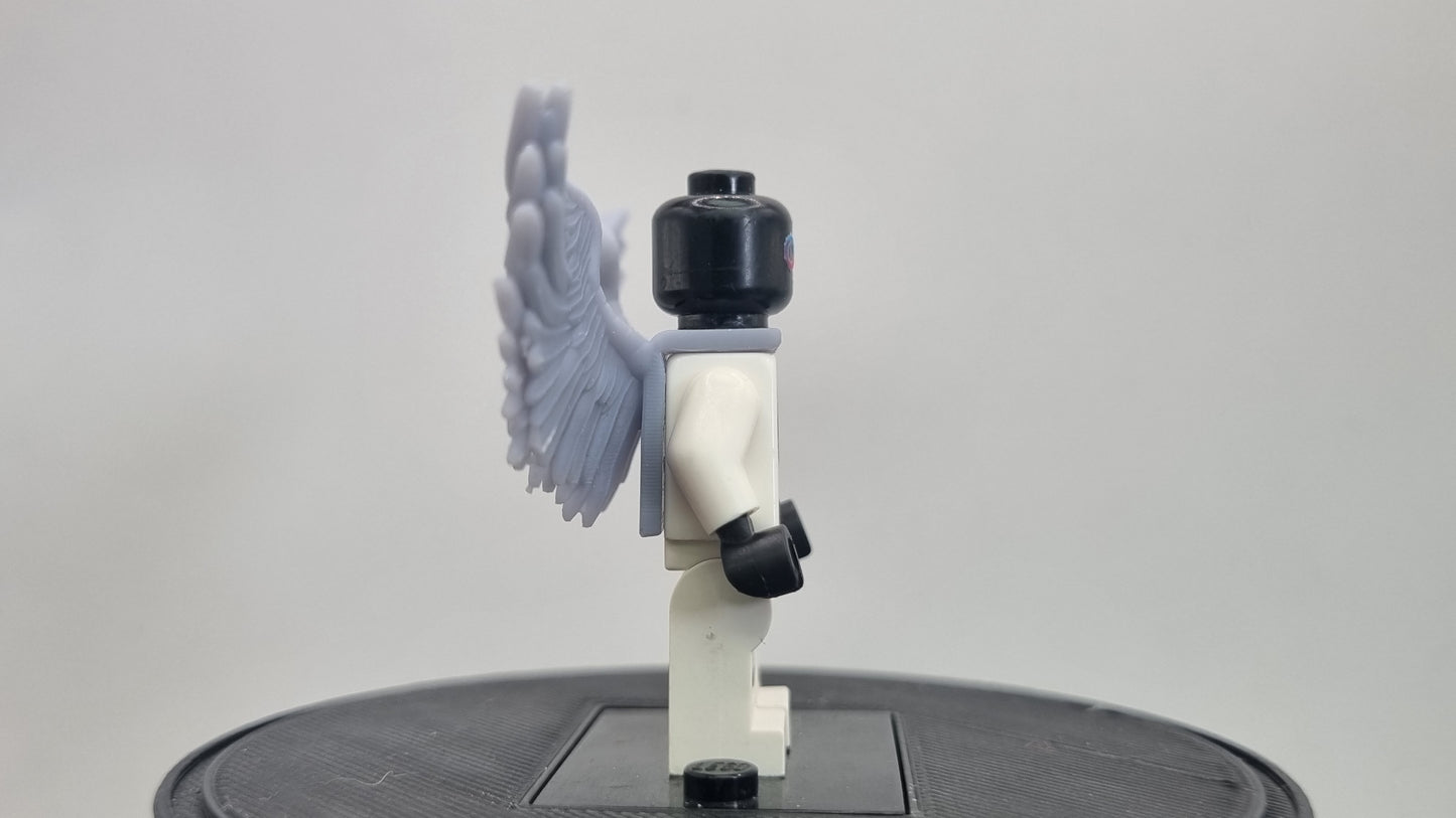 Building toy custom 3D printed angel wings!