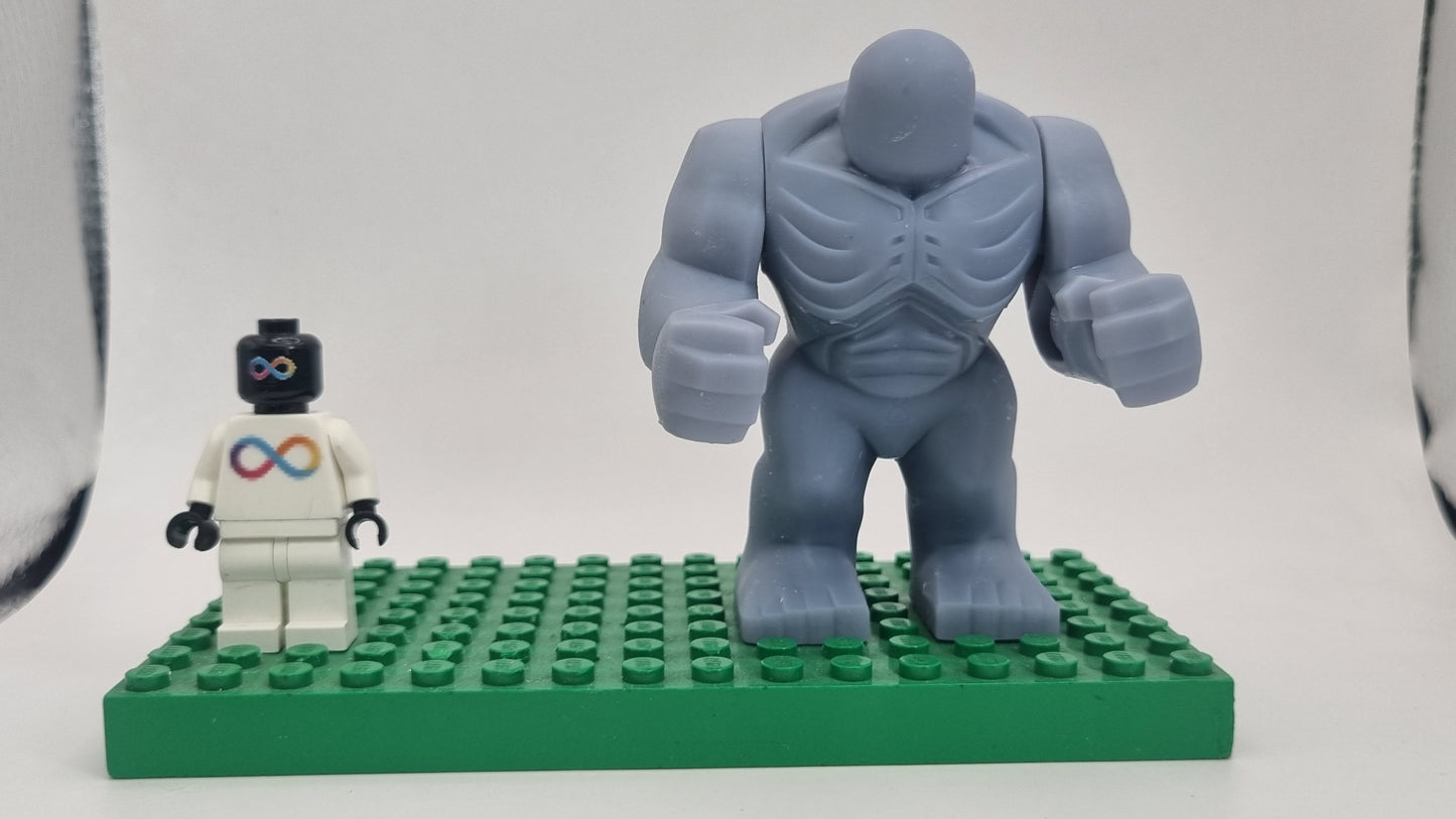 Building toy custom 3D printed super villain effected by gamma!