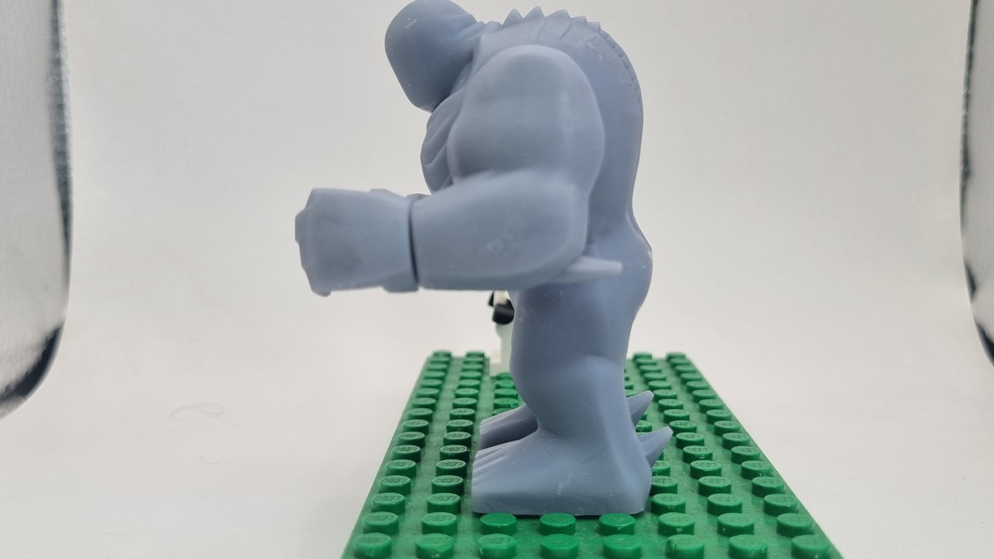 Building toy custom 3D printed super villain effected by gamma!