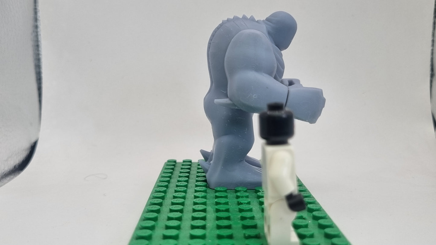 Building toy custom 3D printed super villain effected by gamma!